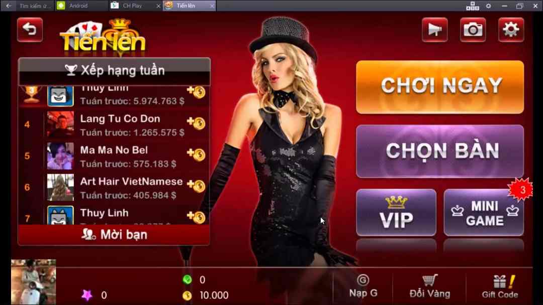 Thao tác tải game bài online đơn giản nhanh chóng