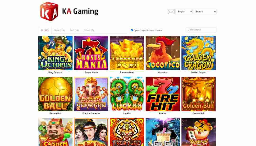 Hệ thống trò chơi KA Gaming siêu chất lượng
