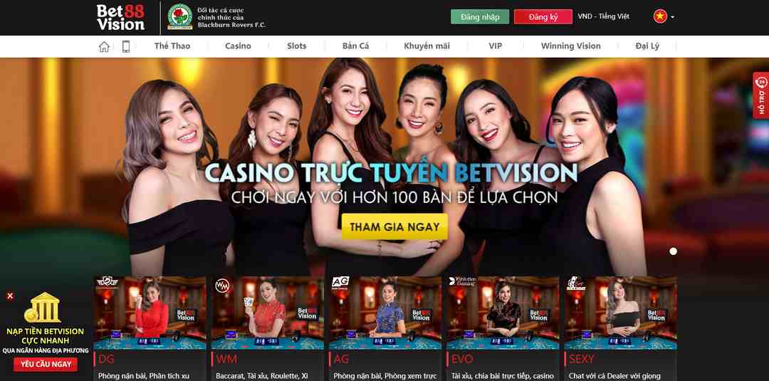 Betvision đảm bảo tính trung thực